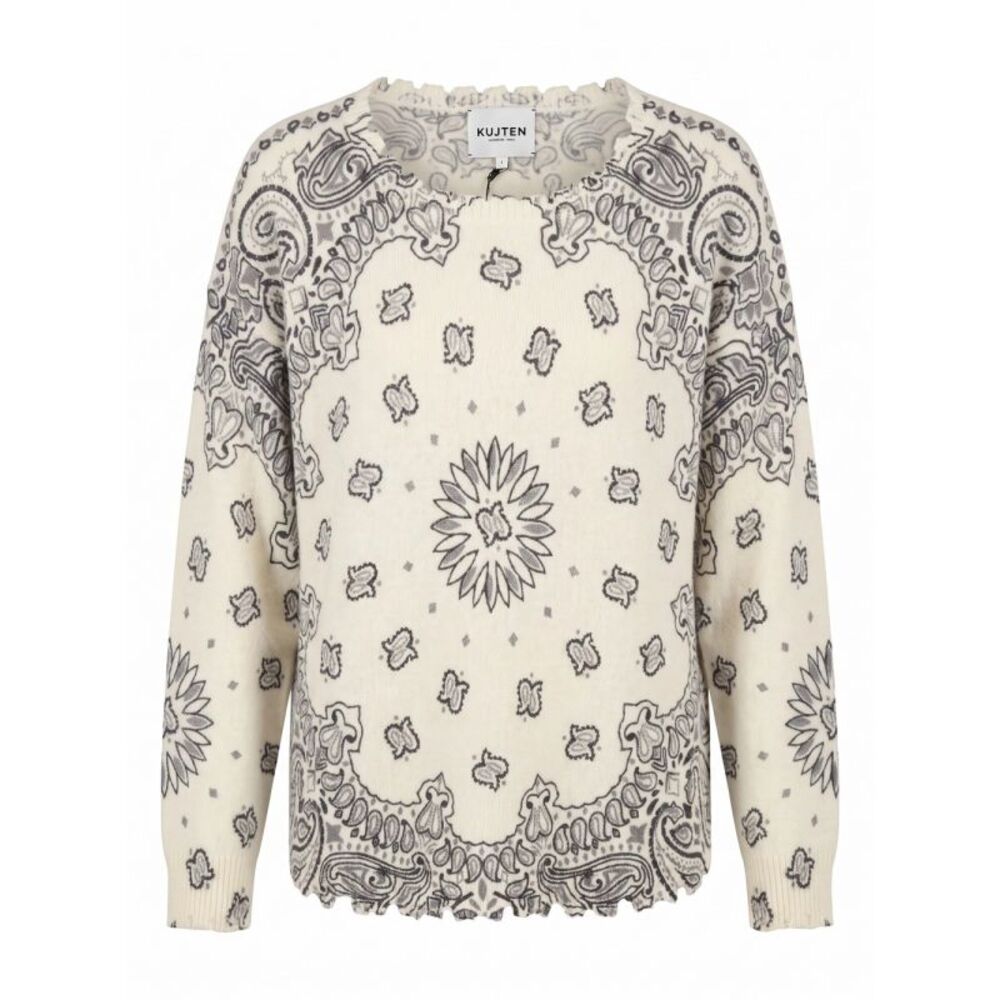 Kujten Women `Mela Bandana Bico` Round Neck Sweater